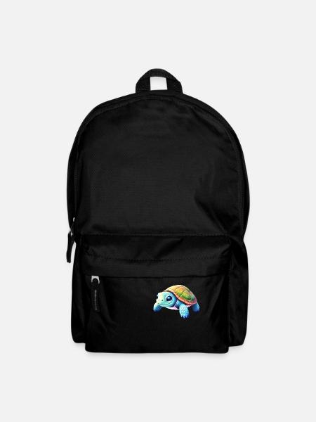 Schildkröte - Rucksack - Schwarz