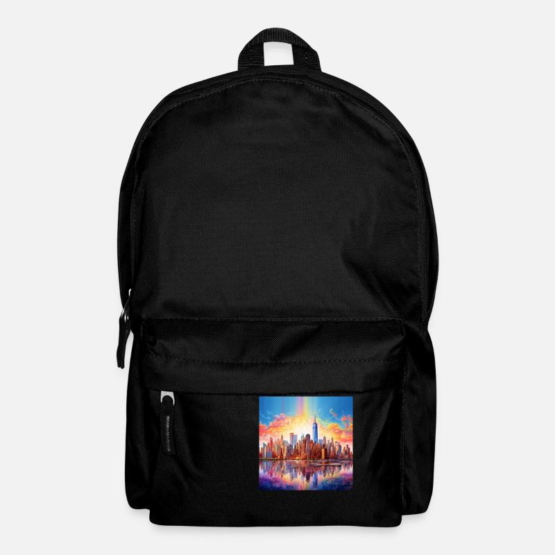 icecrusher New YorkSkyline Cartographic - Rucksack - Schwarz