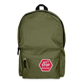 Dancing Dance Music - Rucksack - Olivgrün - Vorne