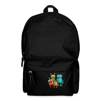 Robo Buddies: Lustige Abenteuer - Rucksack - Schwarz - Vorne