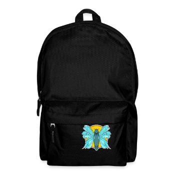 Butterflies are always in - Rucksack - Schwarz - Vorne