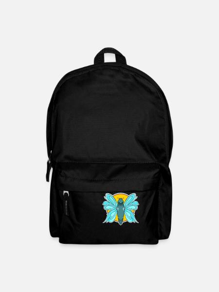Butterflies are always in - Backpack - black