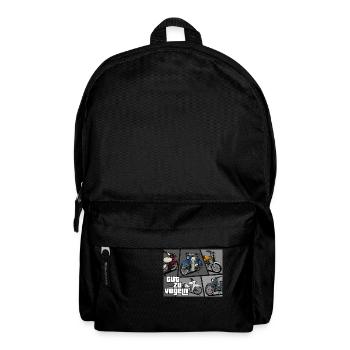 S51, Habicht, Sperber, KR51/1 // Gut zu Vögeln - Rucksack - Schwarz - Vorne