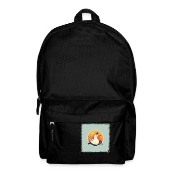 christmassy baby panda christmas present bday - Backpack - black - Front