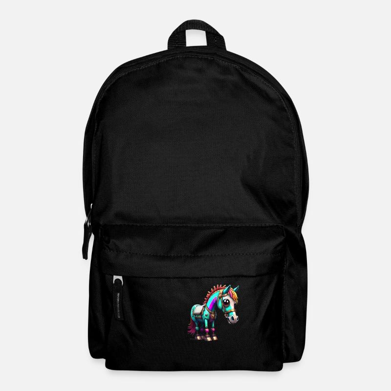Robot Cheval - Sac à dos - noir