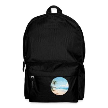Ambiance de plage tropicale - pour tous les adorateurs du soleil - Sac à dos - noir - Devant