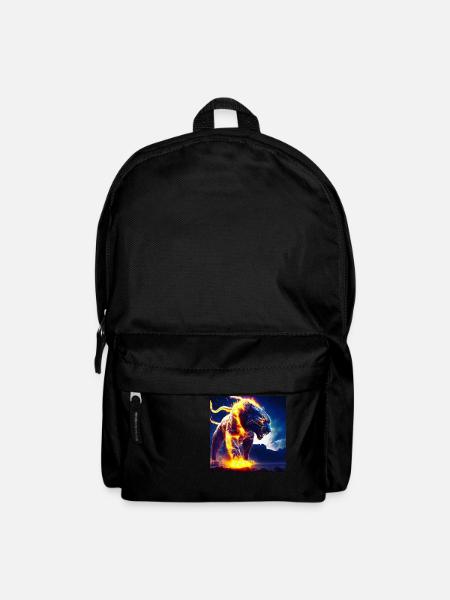 BrennenderTiger Desing - Rucksack - Schwarz