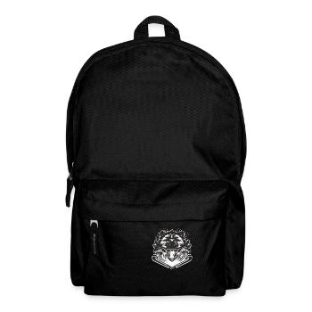 Lion Head Logo - Backpack - black - Front