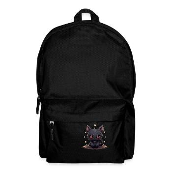 Chat noir mystique - Sac à dos - noir - Devant