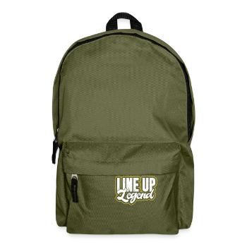 Légendes de l’alignement Design pour les fans de line-up - Sac à dos - vert olive - Devant