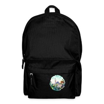 Turkish architecture - Backpack - black - Front