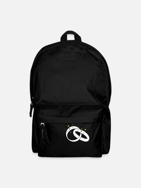 wedding rings for engagement2 - Backpack - black