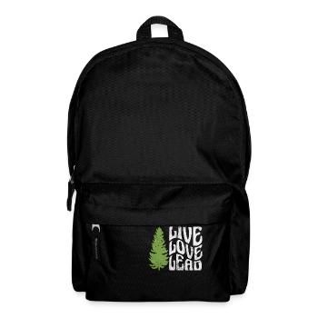 Live Love Lead - Rucksack - Schwarz - Vorne