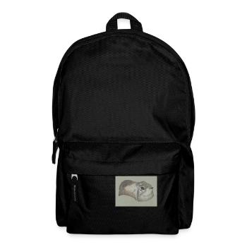 230804 Otter Kuss 3 - Rucksack - Schwarz - Vorne