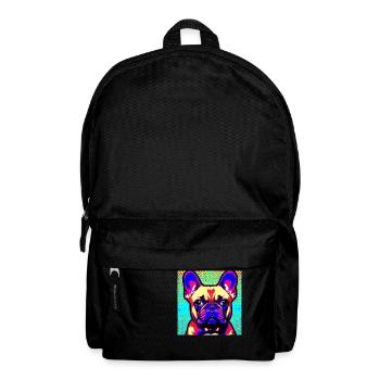 Bouledogue français Pop Art - Sac à dos - noir - Devant