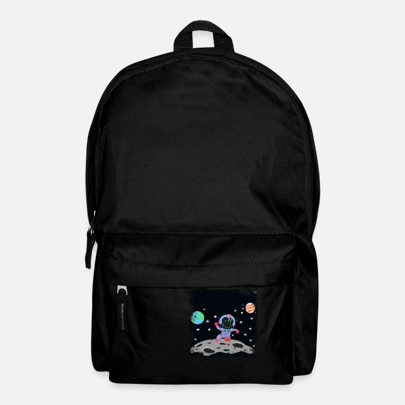 Blau Pink Grunge Astronaut - Rucksack - Schwarz