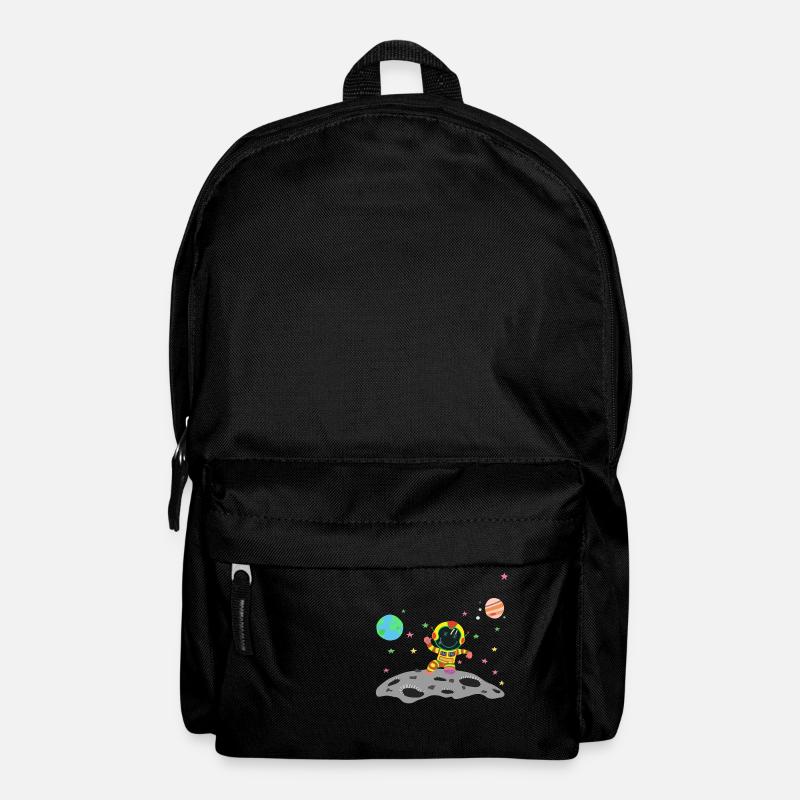 Gelber und roter Astronaut - Rucksack - Schwarz