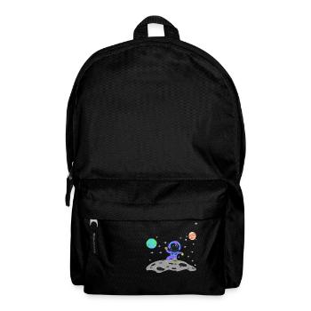 Astronaut blue-violet - Backpack - black - Front