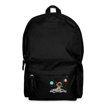 Astronaut orange orange - Backpack - black - Front