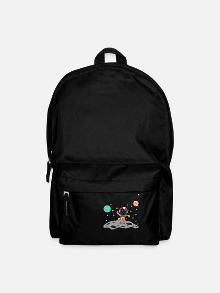 Astronaut Red White - Backpack - black