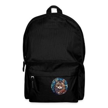 Selkirk Rex Katzenrasse Aquarellglas - Rucksack - Schwarz - Vorne
