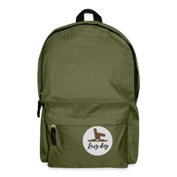 Lazy Day - Backpack - olive green - Front