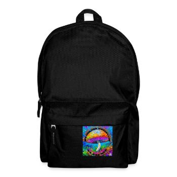 Magic mushroom - Backpack - black - Front