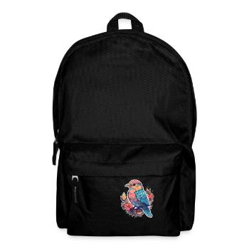 Fleurs d’oiseaux - Sac à dos - noir - Devant