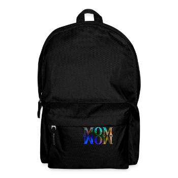 Mama Mama Wow Muttertag Lustig Niedlich Familie Mutter - Rucksack - Schwarz - Vorne