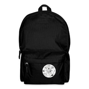 Abstrakter Stern - Rucksack - Schwarz - Vorne