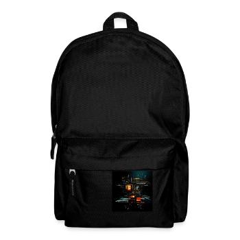 Digital Creativity: Modern Technology - Backpack - black - Front