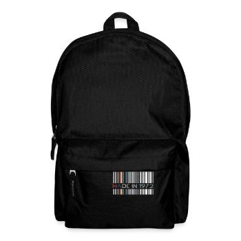 Code à barres 1972 - Sac à dos - noir - Devant