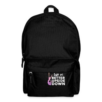 La vie est meilleure avec un ventre à manches Design - Sac à dos - noir - Devant