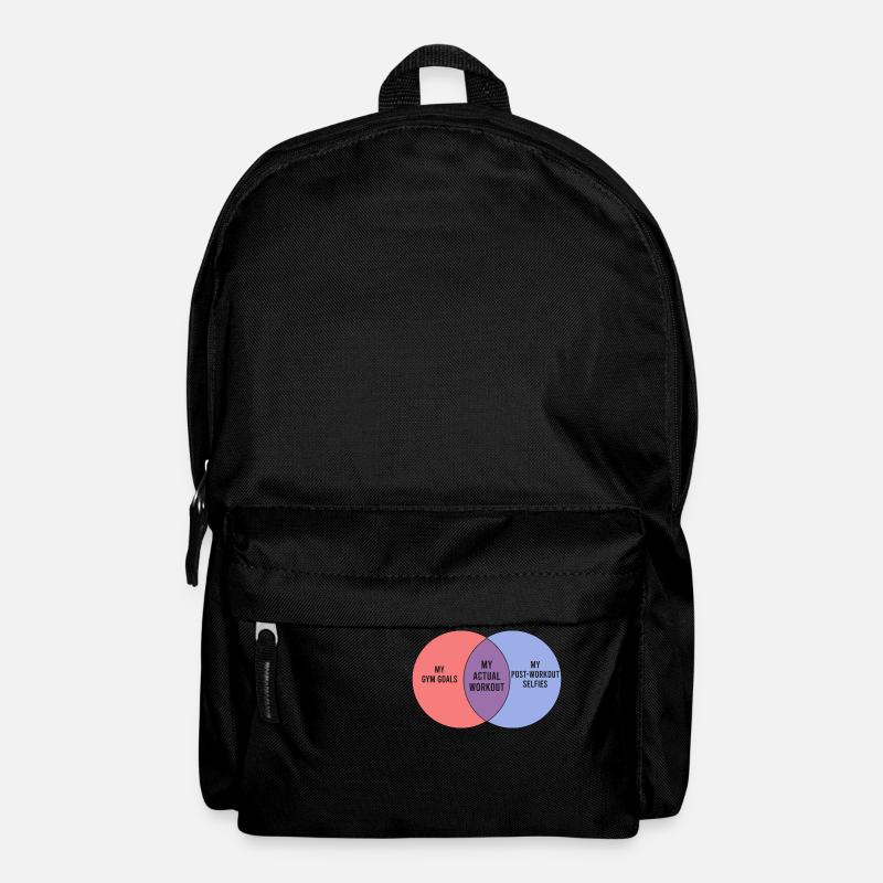 Dancing Funny Venn Diagram Workout Gym - Rucksack - Schwarz