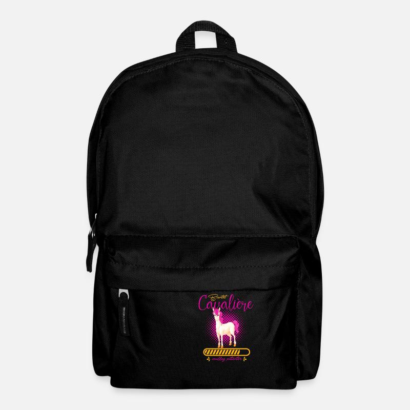 cavalière, cadeau, fête du bac, maman, mère, cheva - Sac à dos - noir