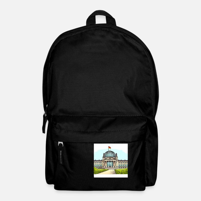 Berliner Bundestag - Rucksack - Schwarz