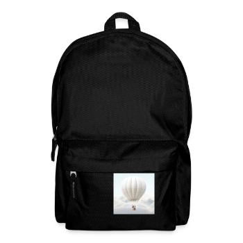 Le ballon blanc - Sac à dos - noir - Devant