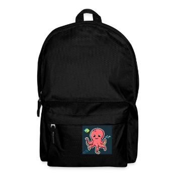 Kleiner Oktapus im Atlantik - Rucksack - Schwarz - Vorne