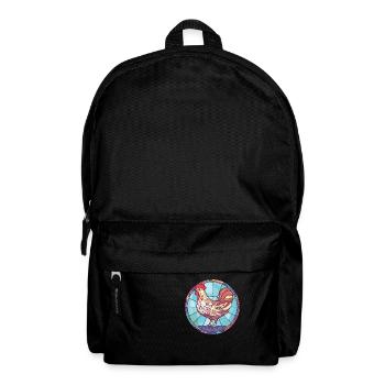 Henne Buntes Aquarell Tier Haustier Illustration - Rucksack - Schwarz - Vorne