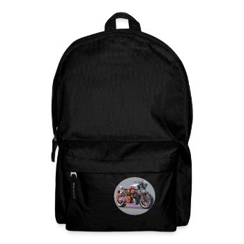 V Twin art - Backpack - black - Front