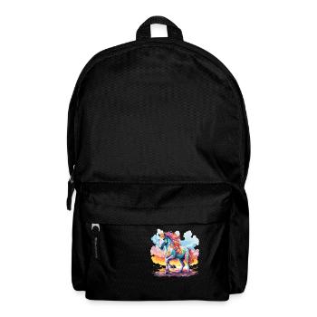 the colorful horse - Backpack - black - Front