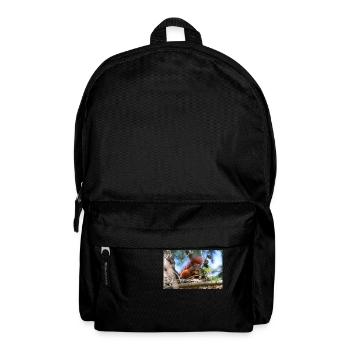 Eichhörnchen Sciurus - Rucksack - Schwarz - Vorne