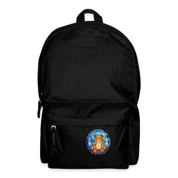 Frosch Buntes Aquarell Tier Haustier Illustration - Rucksack - Schwarz - Vorne
