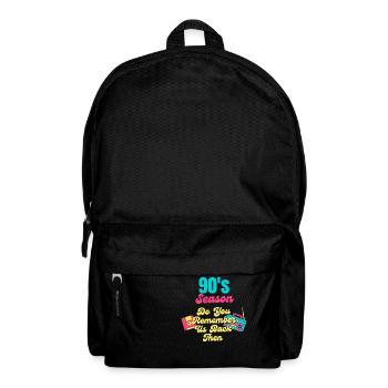 90s Do you remember us back then - Backpack - black - Front