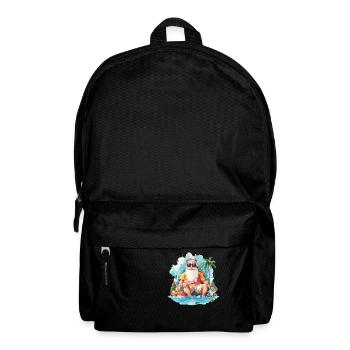 Santa Claus Weihnachtsmann - Rucksack - Schwarz - Vorne