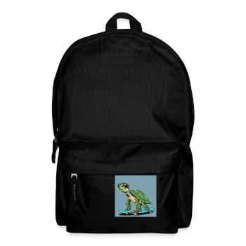 Turtle Fieber - Rucksack - Schwarz - Vorne