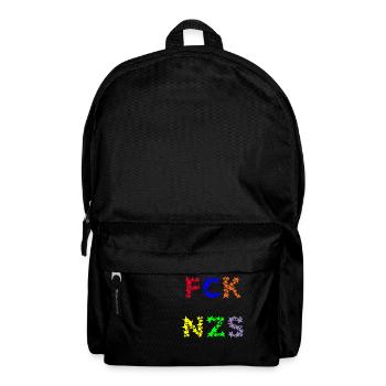 FCK NZS - Backpack - black - Front