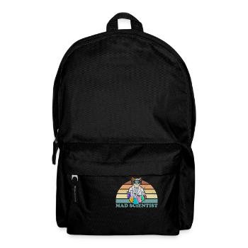Mad Scientist Katze Chemie Chemistry beaker - Rucksack - Schwarz - Vorne