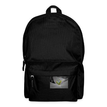 The marble on the plant - Backpack - black - Front