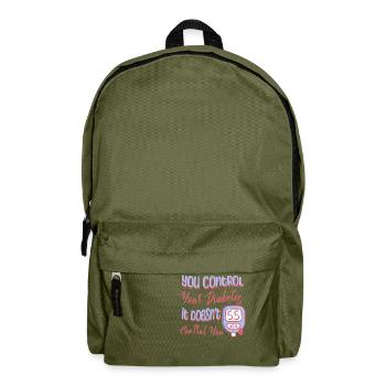 Diabetics Support - Backpack - olive green - Front